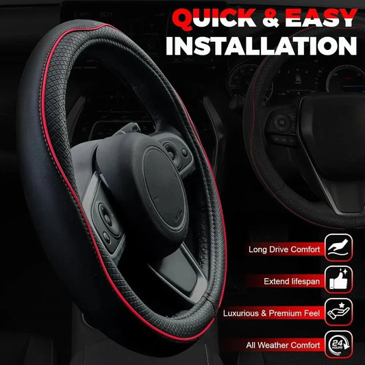 Breathable Steering Wheel Wrap - Non-Slip