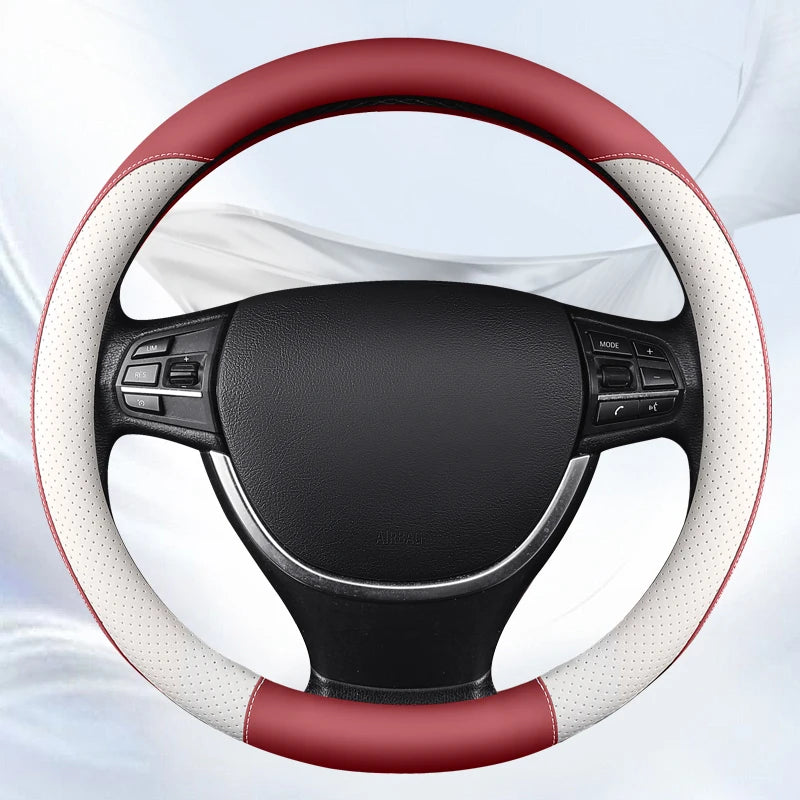 Leather Steering Wheel Protector - Non-Slip