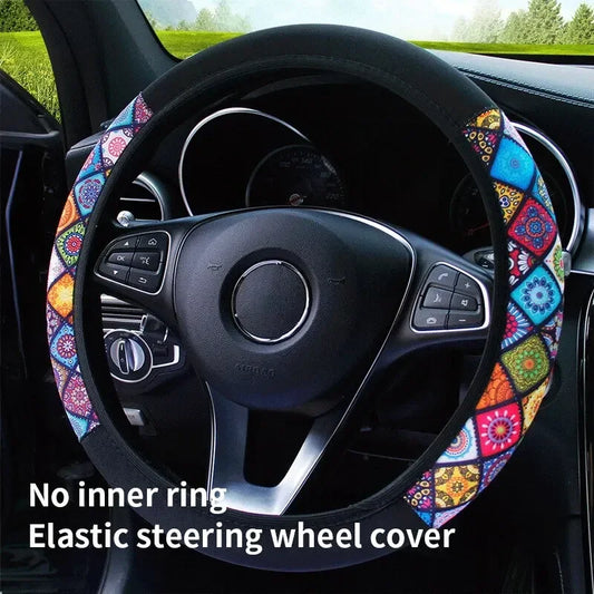 Linen Steering Wheel Wrap - Non-Slip