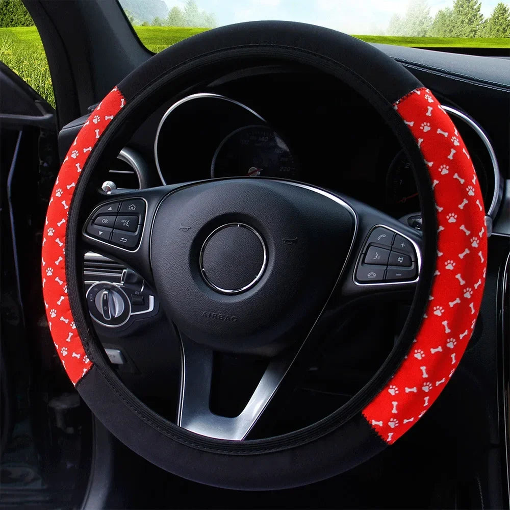 Linen Steering Wheel Wrap - Non-Slip