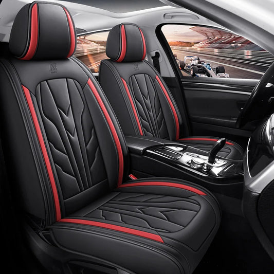 Universal PU Leather Seat Cover Set - All-Season