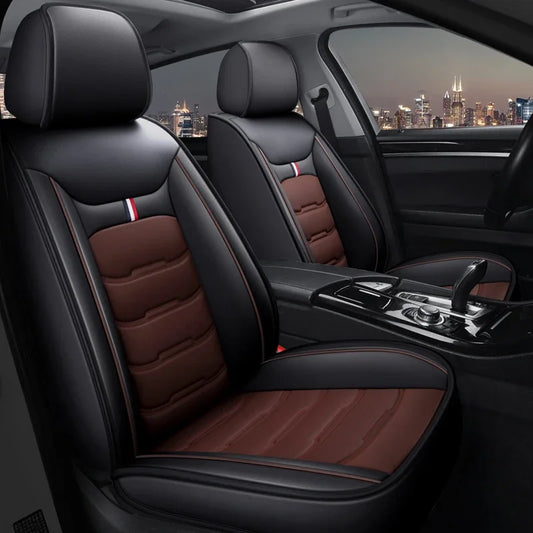 Comfort PU Leather Seat Cover Set - All-Season