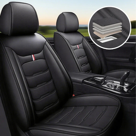 Premium Leather Seat Cover Set - All-Season