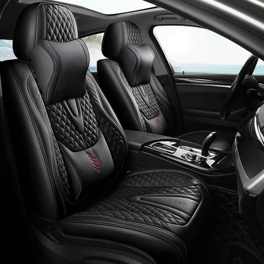 Comfort Leather Seat Cover Set - All-Season