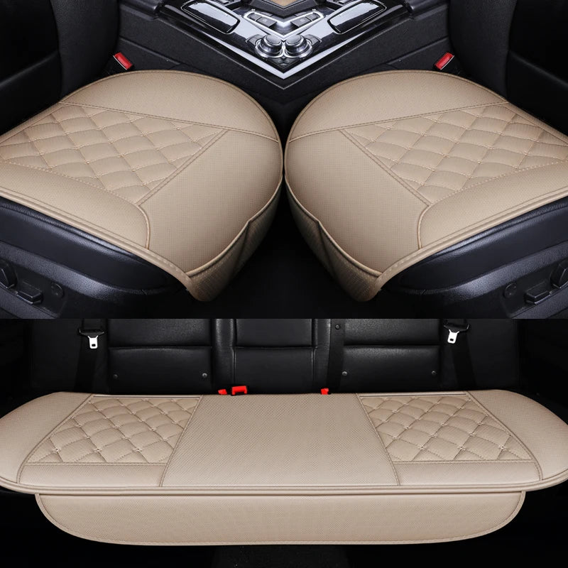 5-Seat Leather Seat Cover Set - All-Season
