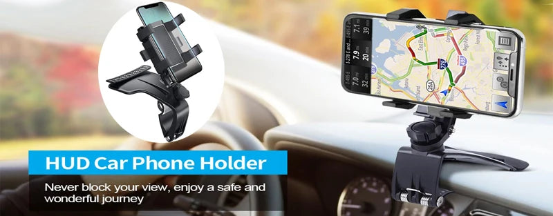 Universal Phone Holder for Vent, Dash & Windshield