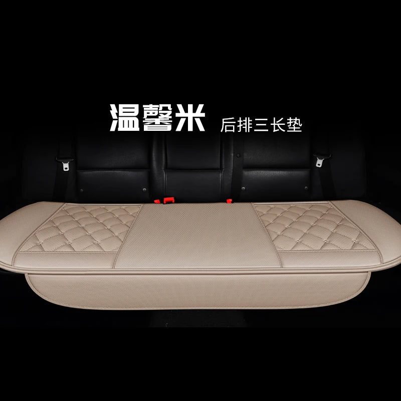 5-Seat Leather Seat Cover Set - All-Season