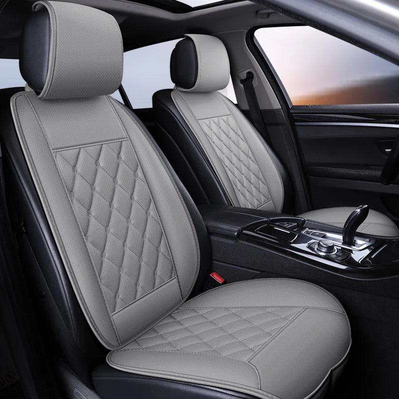 5-Seat Leather Seat Cover Set - All-Season