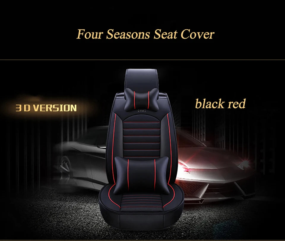 Universal Leather Seat Protector Cover - All-Season - Classic Trim