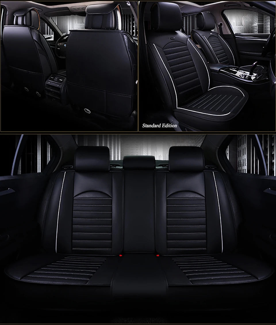 Universal Leather Seat Protector Cover - All-Season - Classic Trim