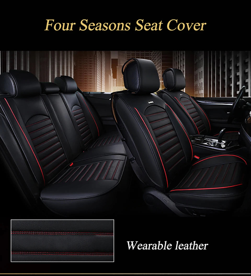 Universal Leather Seat Protector Cover - All-Season - Classic Trim