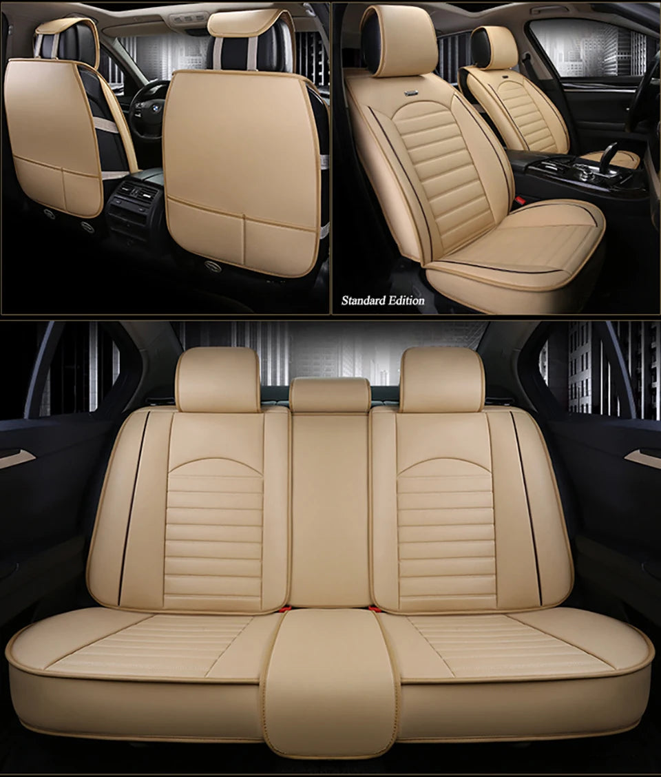 Universal Leather Seat Protector Cover - All-Season - Classic Trim