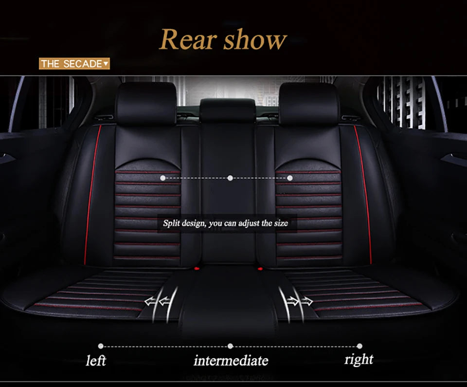 Universal Leather Seat Protector Cover - All-Season - Classic Trim