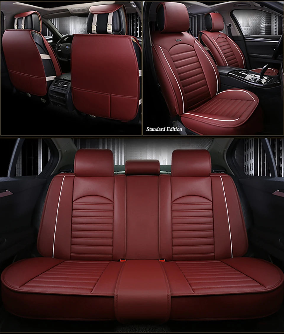 Universal Leather Seat Protector Cover - All-Season - Classic Trim