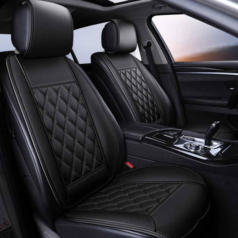 5-Seat Leather Seat Cover Set - All-Season