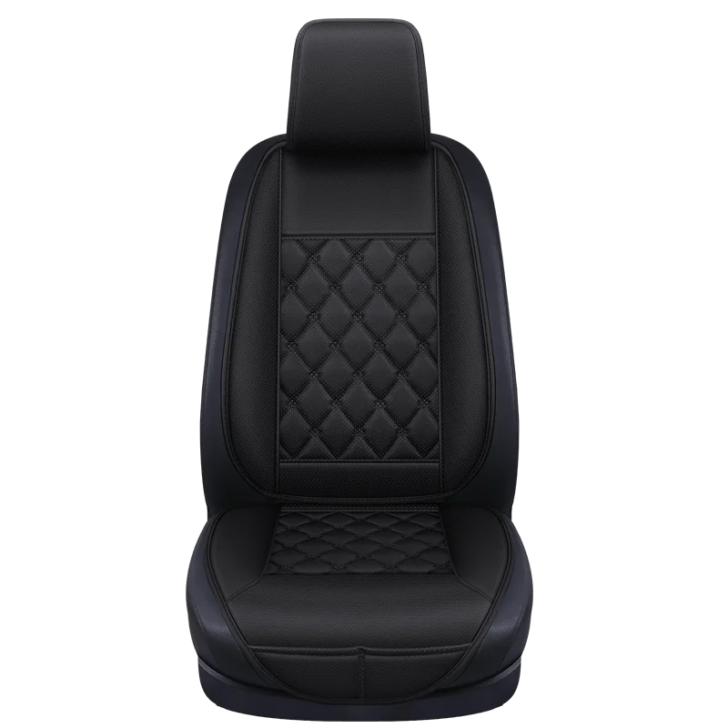 5-Seat Leather Seat Cover Set - All-Season