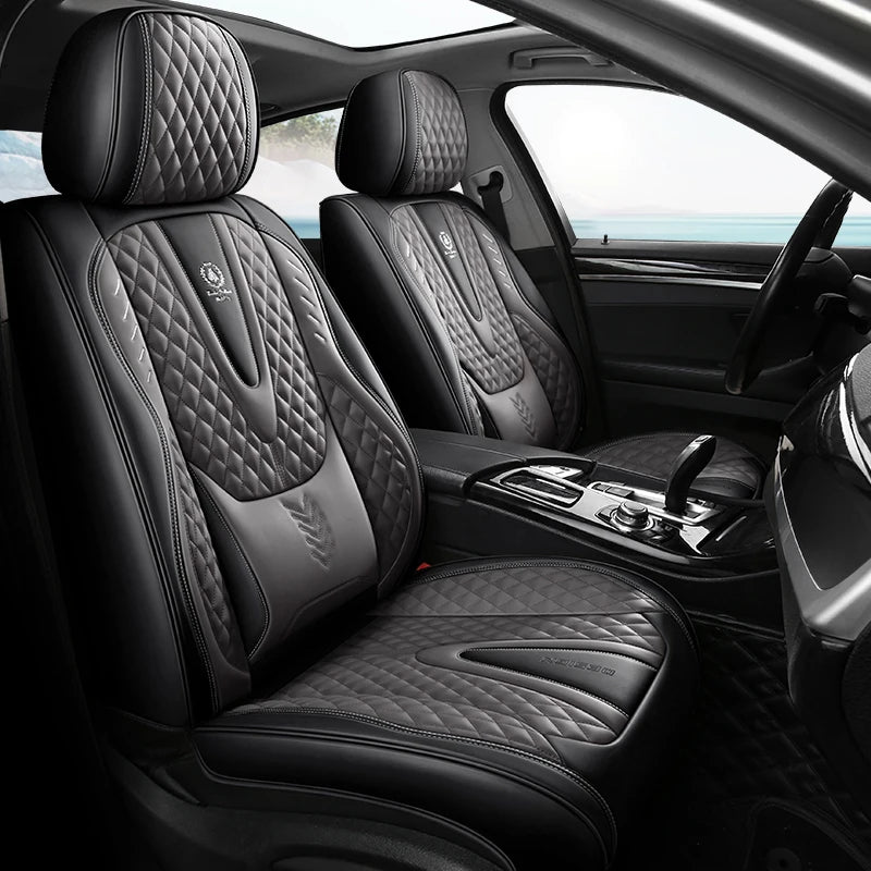 Comfort Leather Seat Cover Set - All-Season