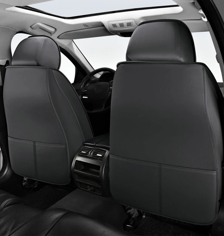 Five-Seat Nappa Leather Seat Protector Cover - All-Season
