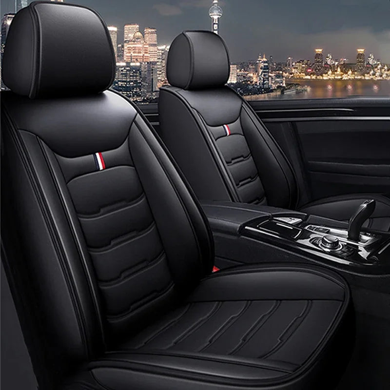 Premium Leather Seat Cover Set - All-Season