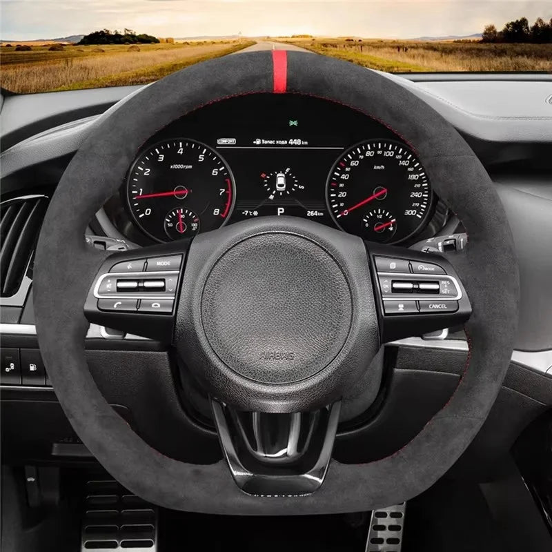 Leather Steering Wheel Protector - All-Season