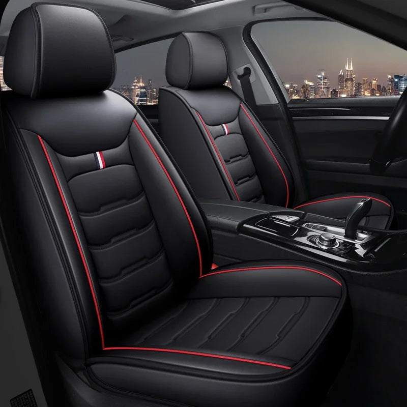 Comfort PU Leather Seat Cover Set - All-Season