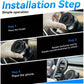 360° Snap-On Foldable Phone Mount for Dashboard with Secure Hold
