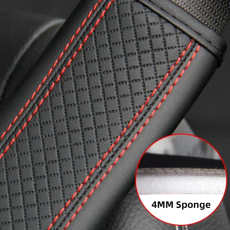 PU Leather Seat Belt Comfort Covers - Urban Fit