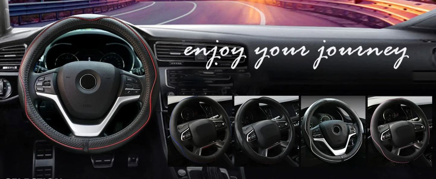 Breathable Steering Wheel Wrap - Non-Slip