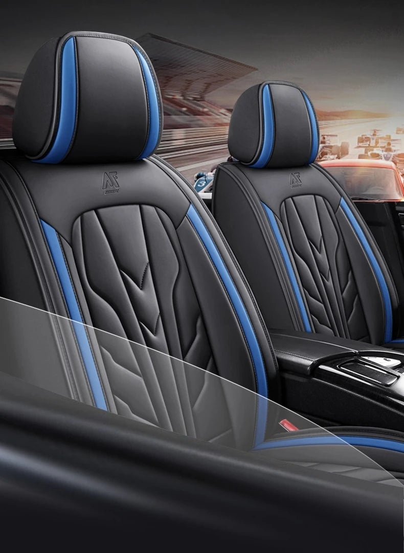 Universal PU Leather Seat Cover Set - All-Season