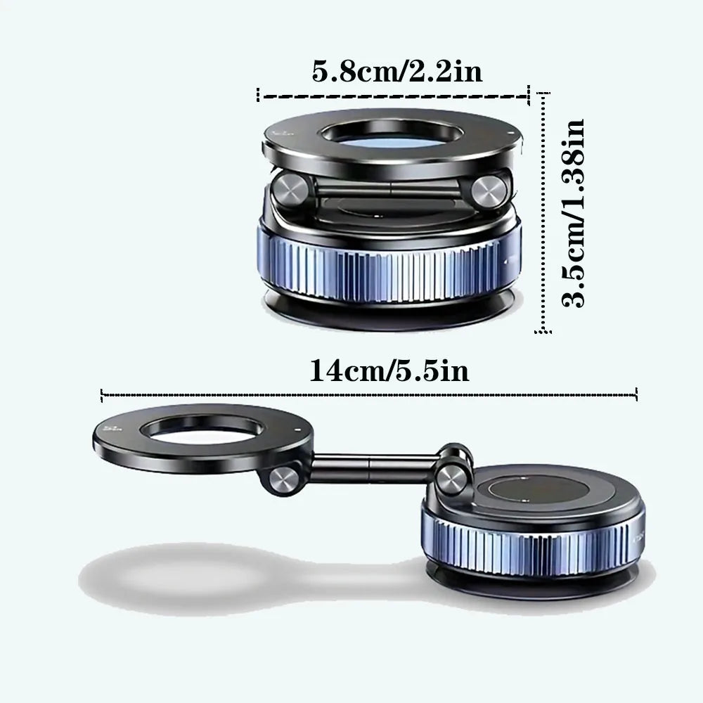 360° Strong-Magnet Car Phone Holder with Secure Hold