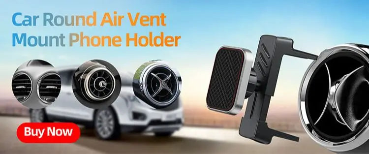 Universal Phone Holder for Vent, Dash & Windshield