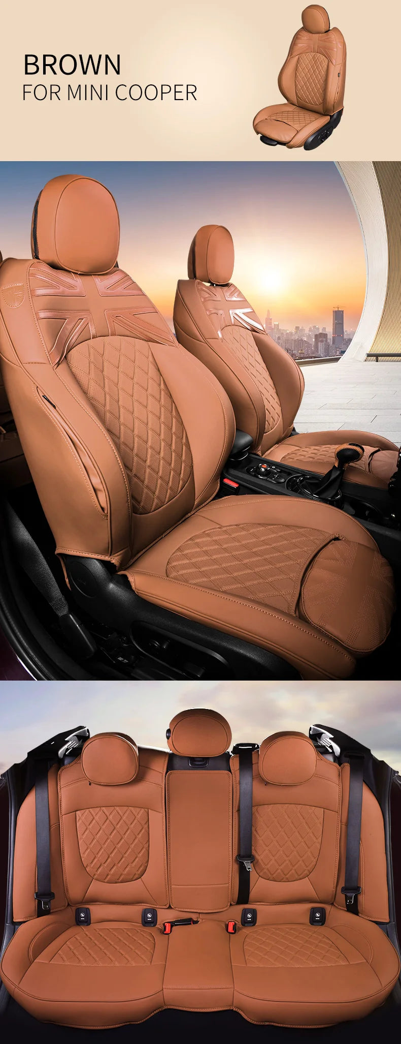 Complete Leather Seat Cover Set