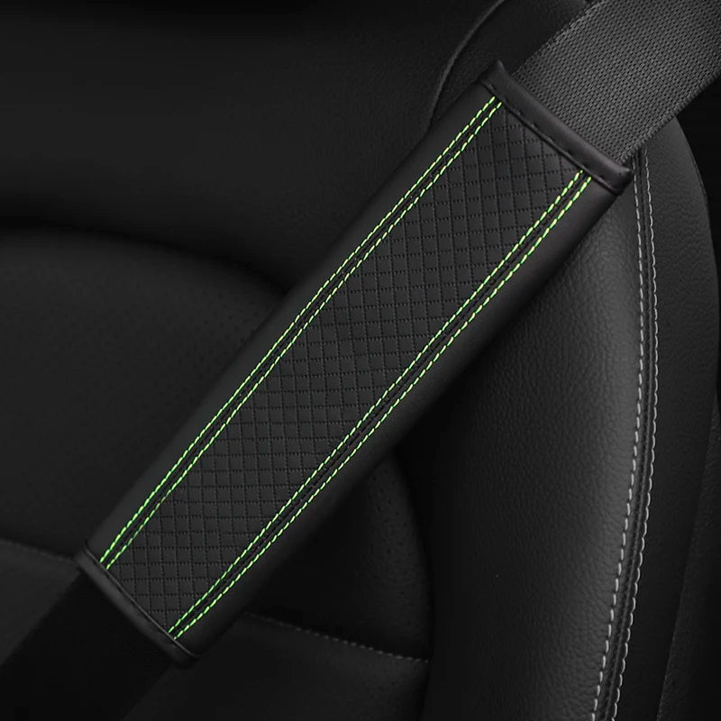 PU Leather Seat Belt Strap Protectors