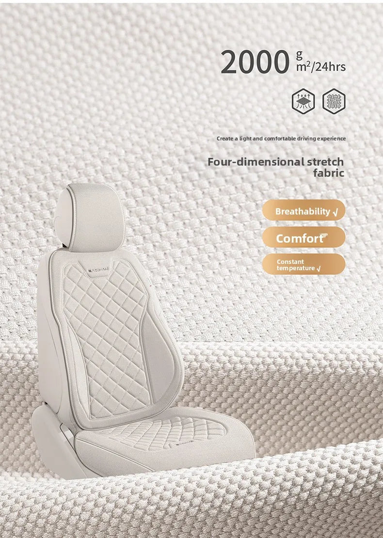 Premium Linen Seat Cover Set - All-Season