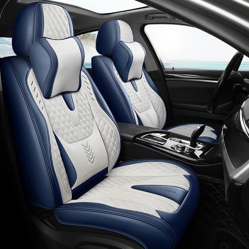Comfort Leather Seat Cover Set - All-Season