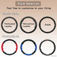 Leather Steering Wheel Protector - All-Season