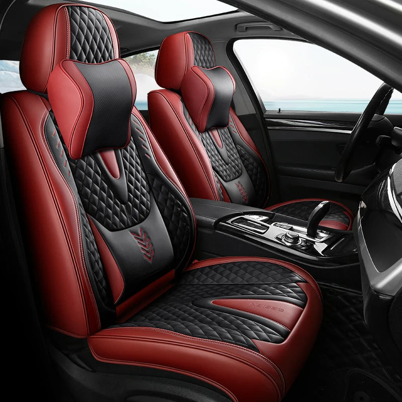 Comfort Leather Seat Cover Set - All-Season