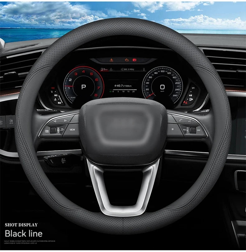 Leather Wheel Protector Cover - Non-Slip