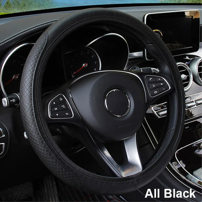 Leather Steering Wheel Protector - Non-Slip - Everyday Edition