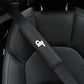 Dual Nappa Leather Seat Belt Comfort Covers