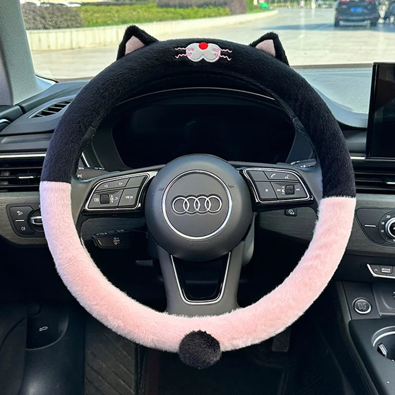 Plush Wheel Protector Cover - Non-Slip - Plus