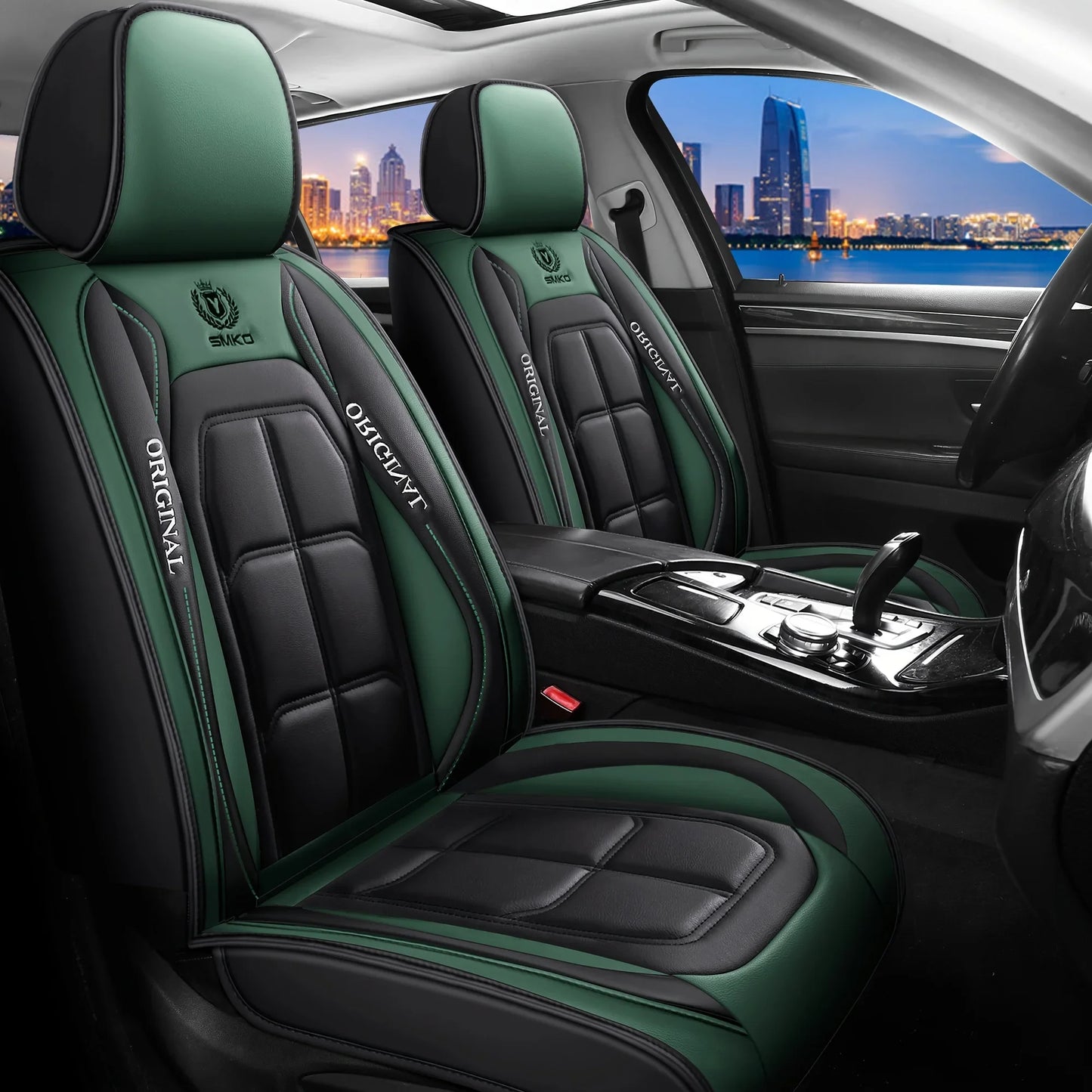 Universal Leather Car Seat Cover Set - All-Season
