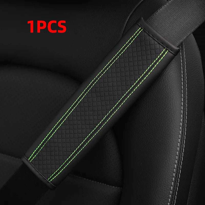 PU Leather Seat Belt Strap Protectors