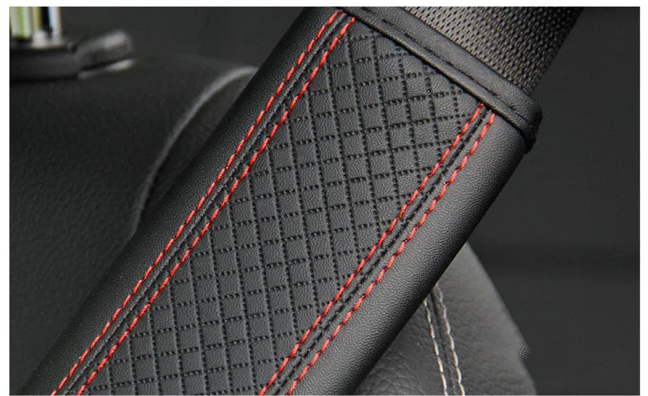 PU Leather Seat Belt Comfort Covers