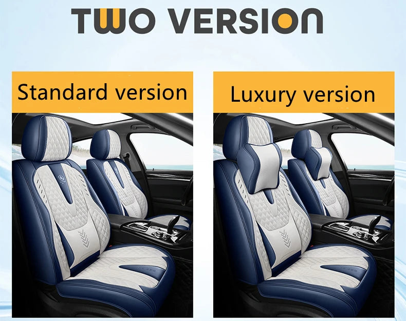 Comfort Leather Seat Cover Set - All-Season