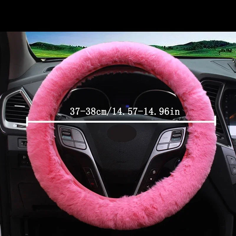 Plush Wheel, Gearshift & Handbrake Cover Set