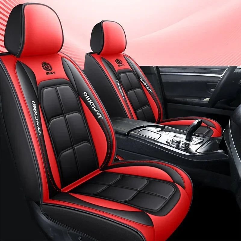 Front Row PU Leather Seat Cushion Cover - All-Season