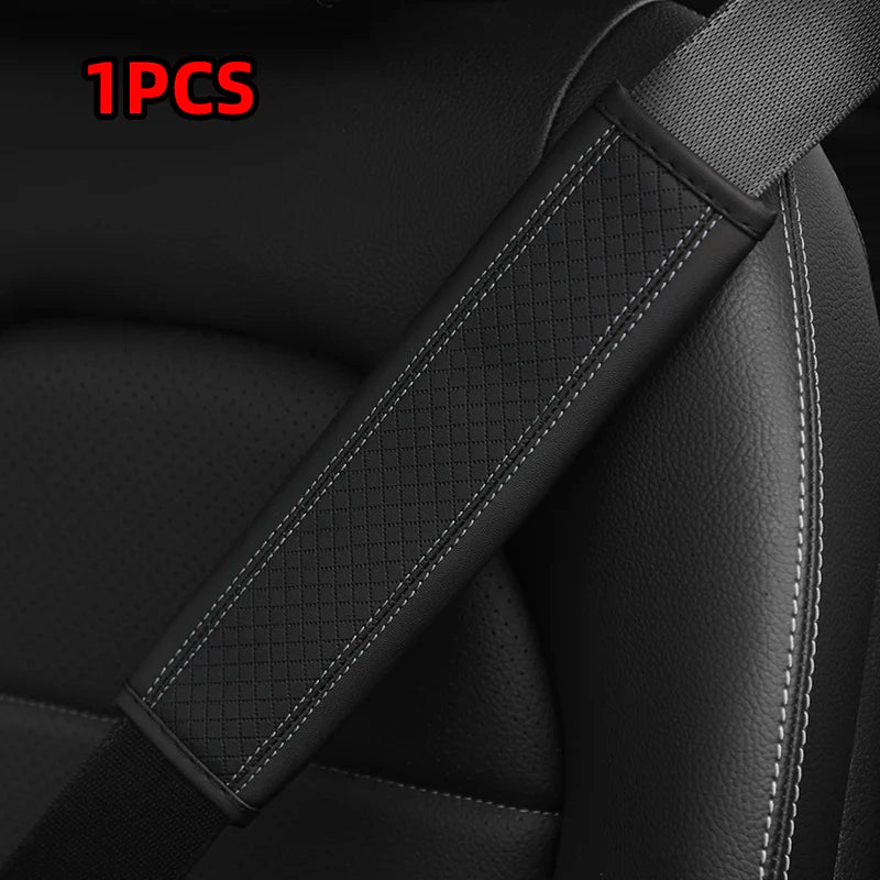 PU Leather Seat Belt Strap Protectors