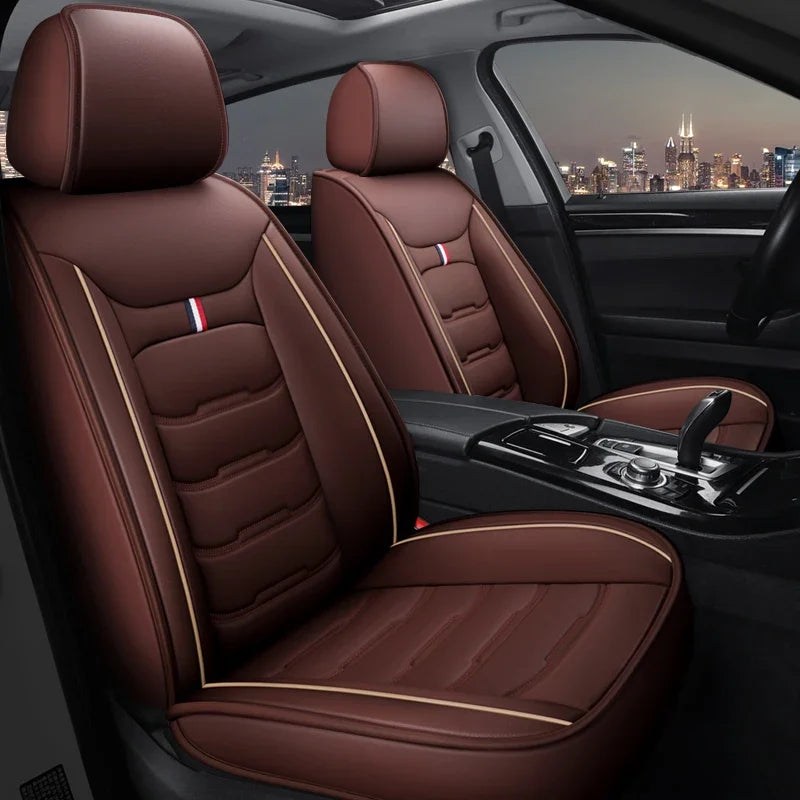 Comfort PU Leather Seat Cover Set - All-Season