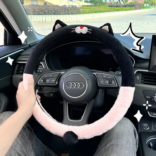 Plush Wheel Protector Cover - Non-Slip - Plus